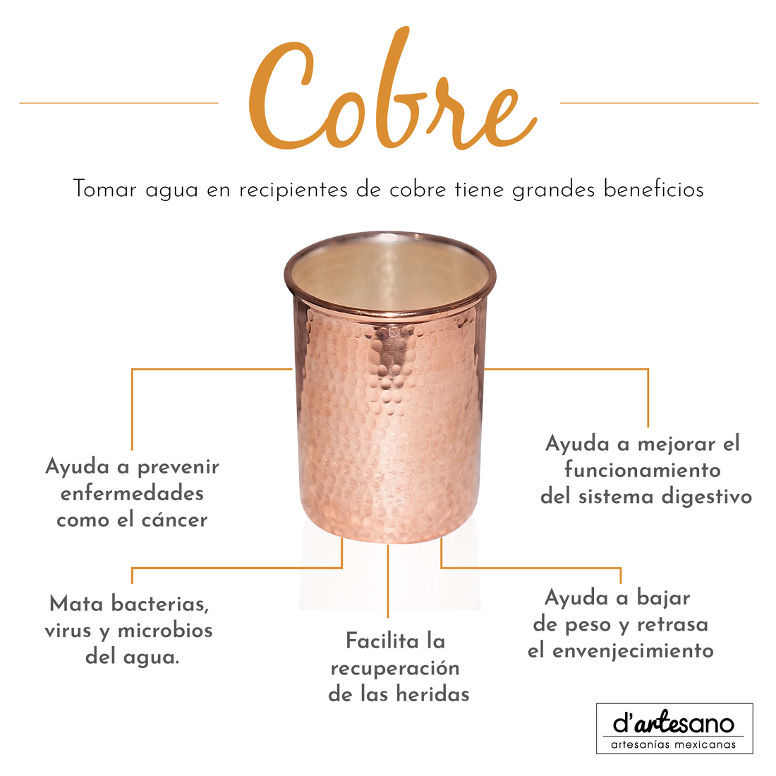 Cobre, aliado del cuerpo
