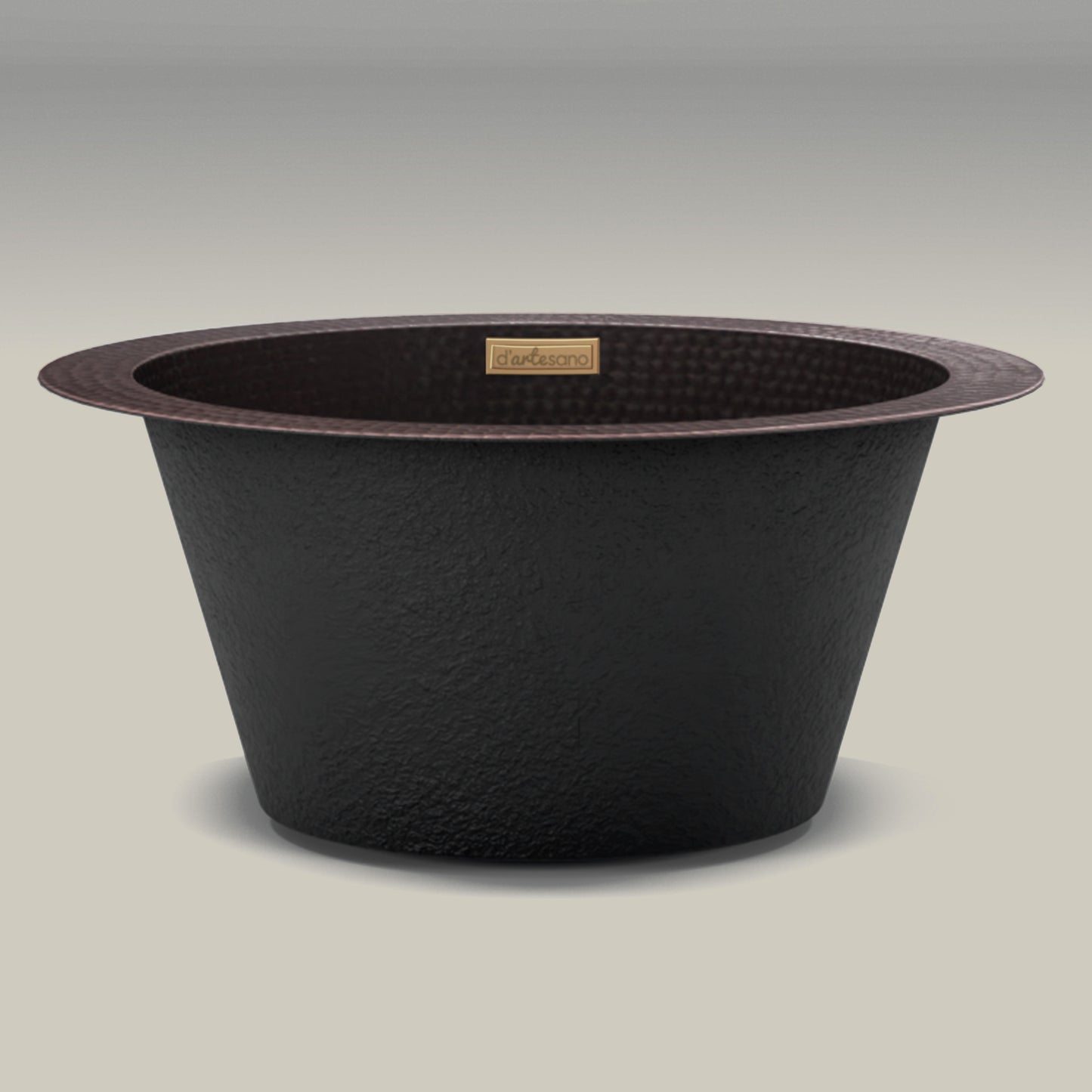 Premium Tarja Para Barra En Cobre Diseño Veggie