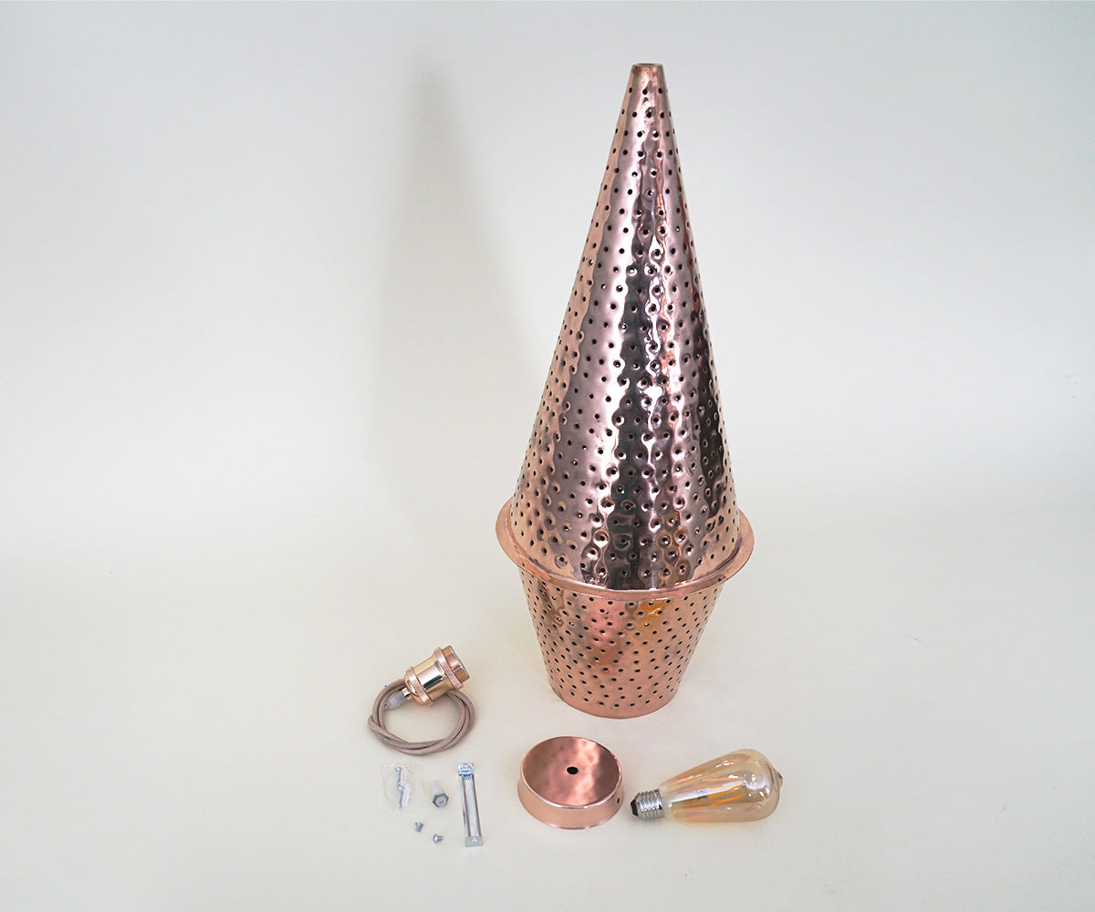Premium Lámpara de Cobre Diseño Alhambra