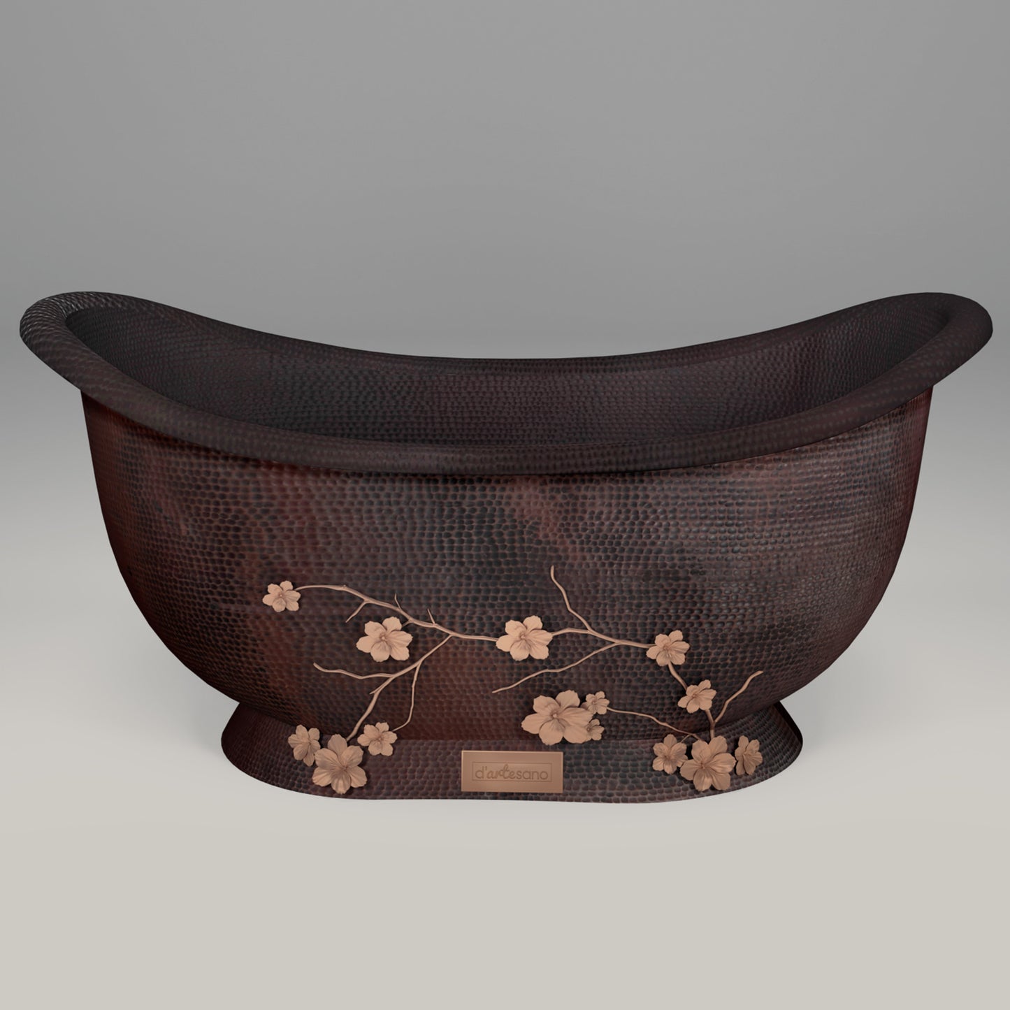 Premium Tina De Baño En Cobre Diseño Nichupté