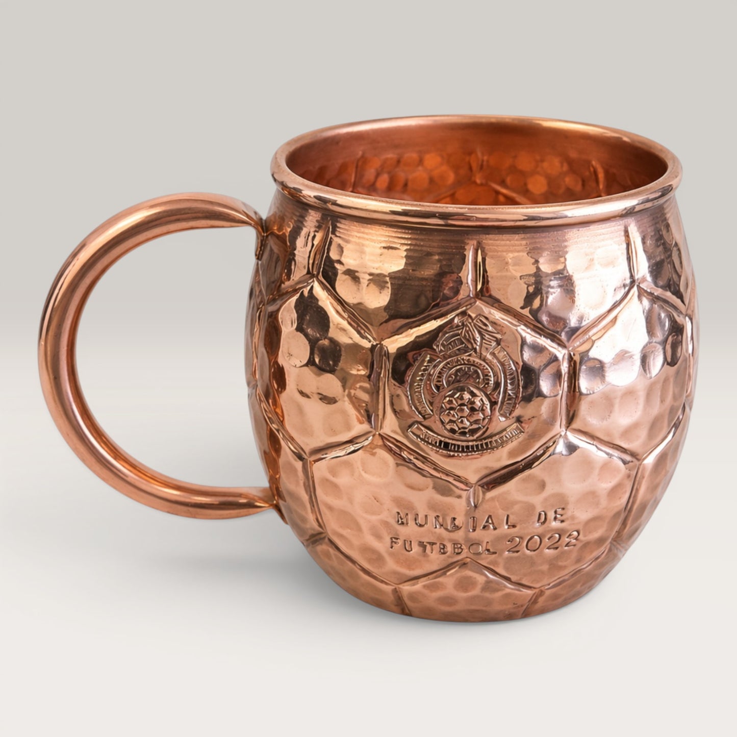 Premium Tarro Moscow Mug en Cobre Diseño Balón (set)