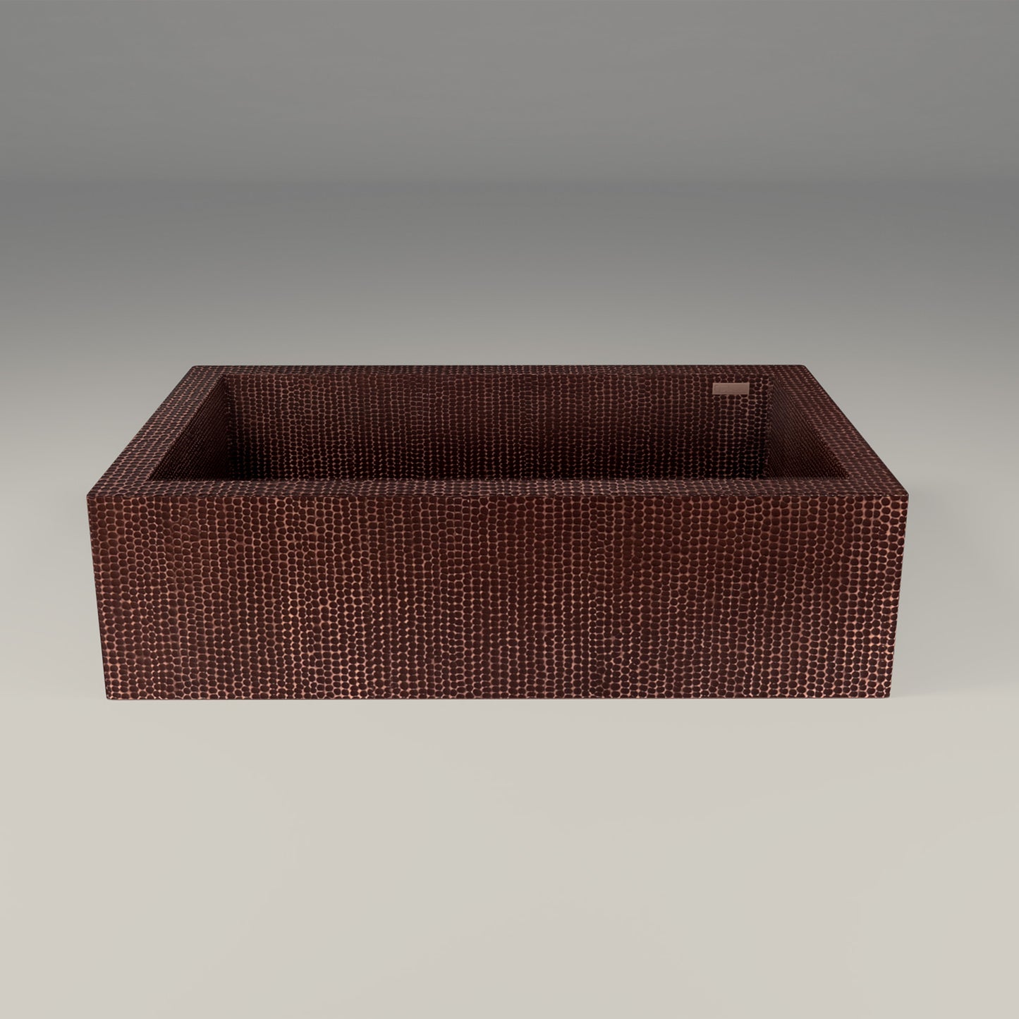 Premium Tarja De Cocina Farmhouse En Cobre