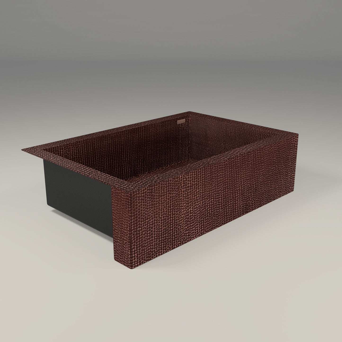 Premium Tarja De Cocina Farmhouse En Cobre