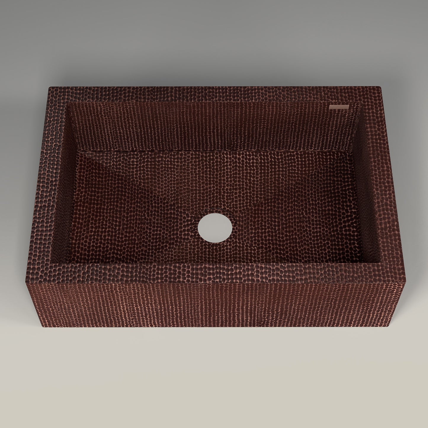 Premium Tarja De Cocina Farmhouse En Cobre