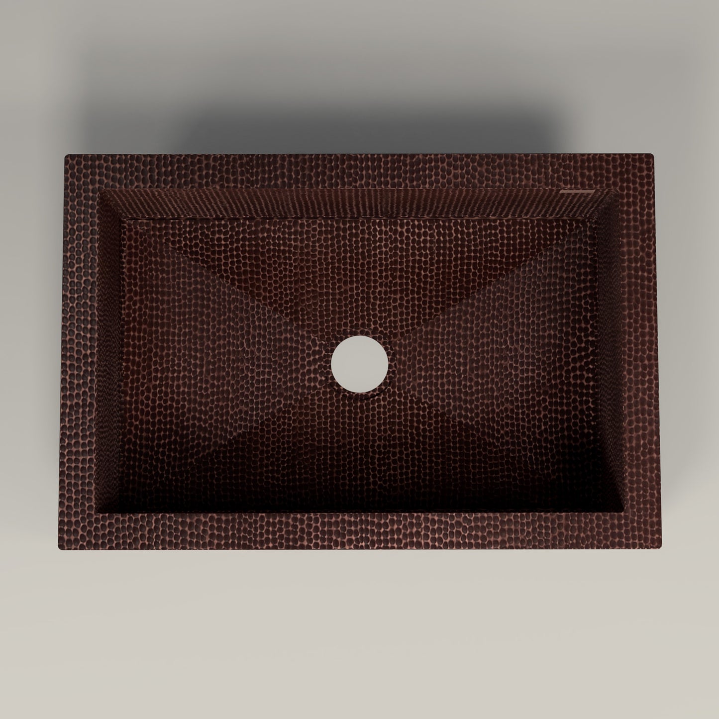 Premium Tarja De Cocina Farmhouse En Cobre