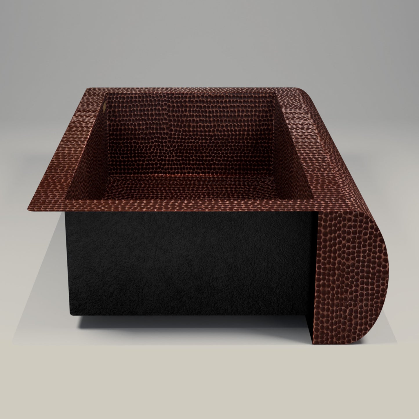 Premium Tarja de Cocina Farmhouse en Cobre Diseño Boston