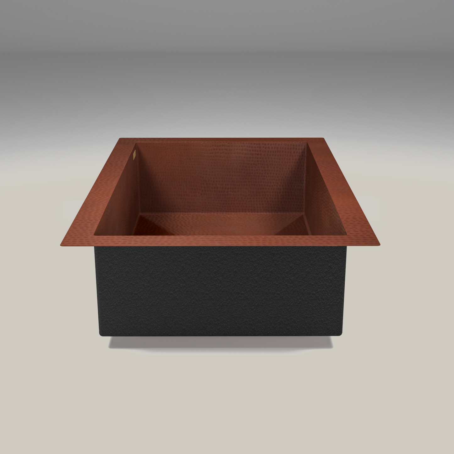 Premium Tarja De Cocina En Cobre