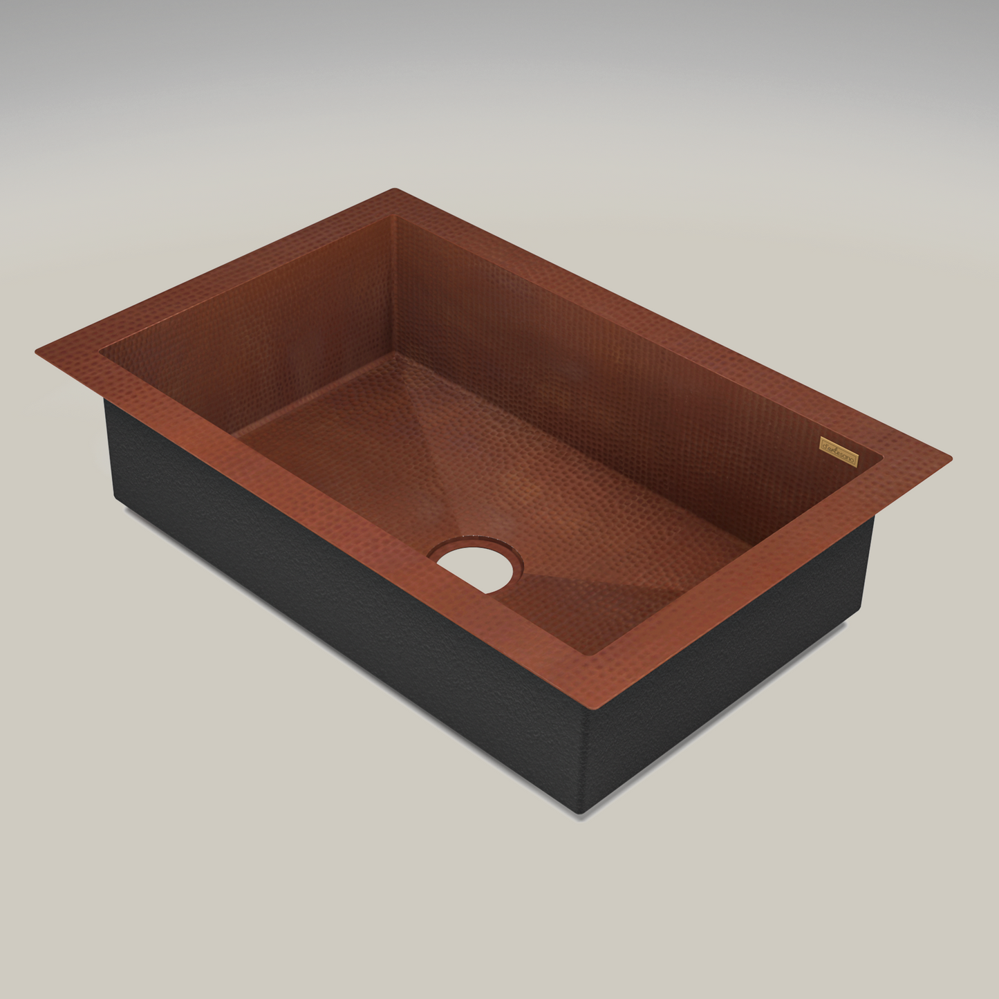Premium Tarja De Cocina En Cobre