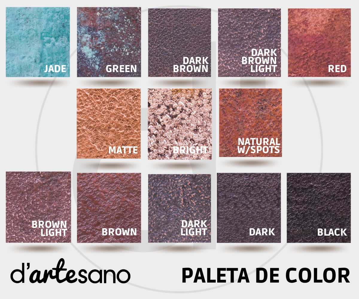 Premium Charola Volcano Lazy Susan en Cobre