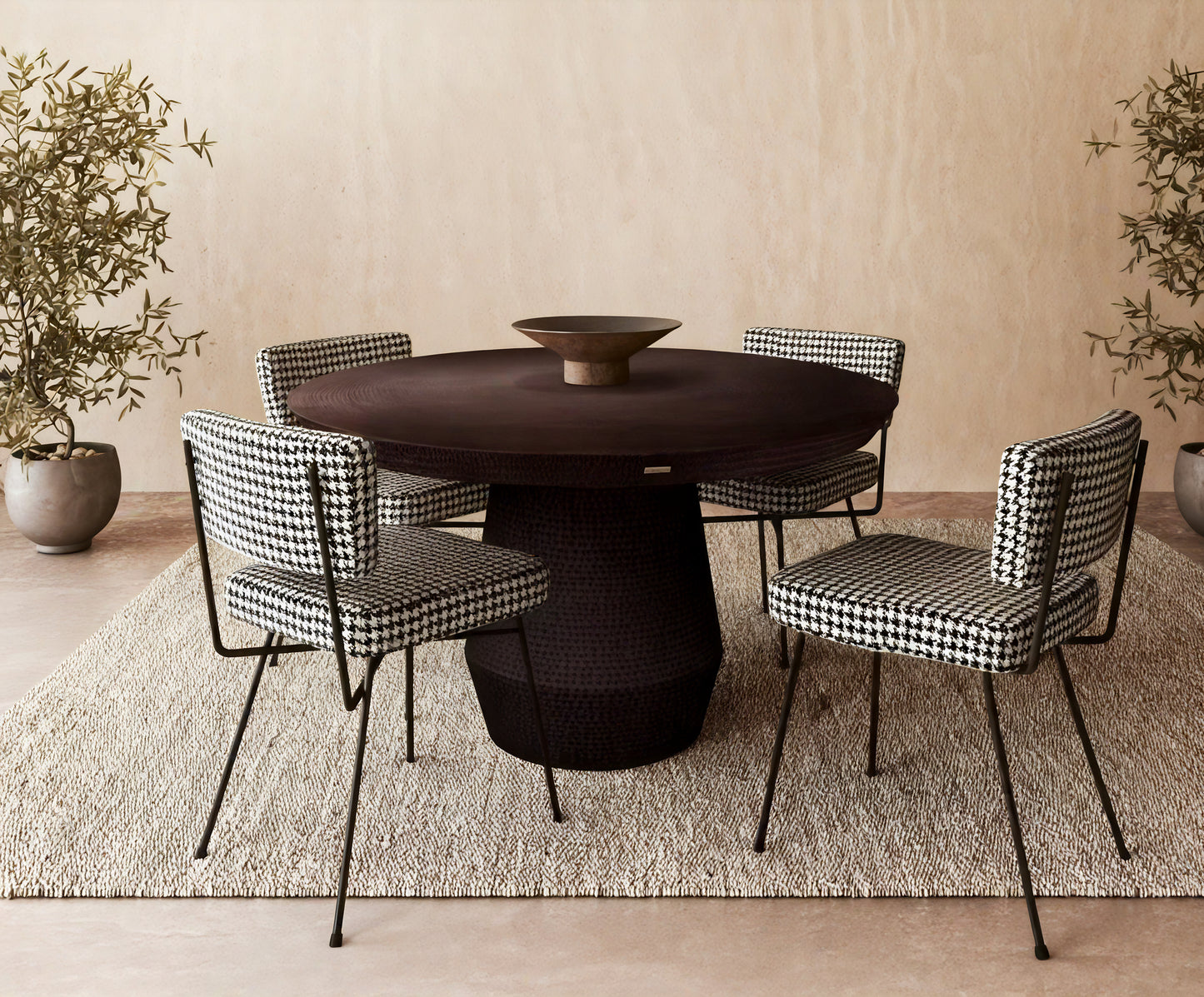Premium Mesa En Cobre Diseño Tolin