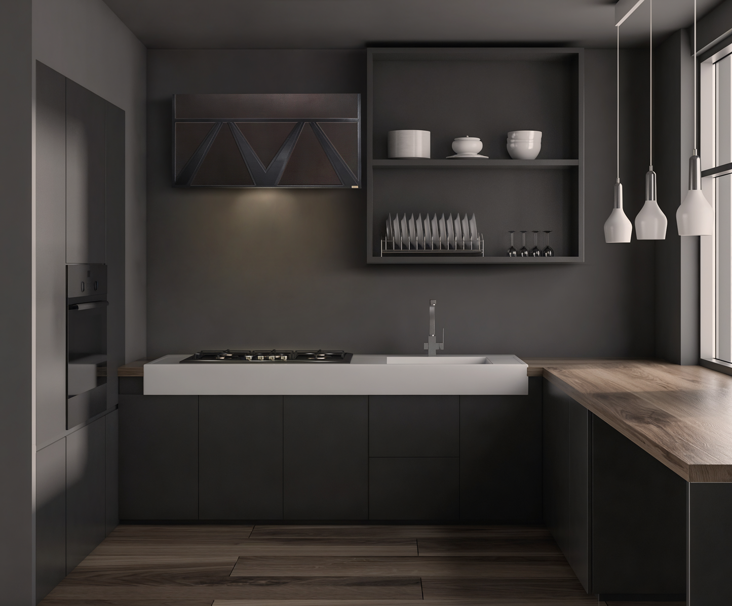 Premium Campana De Cocina Para Muro En Cobre Diseño Mexiq