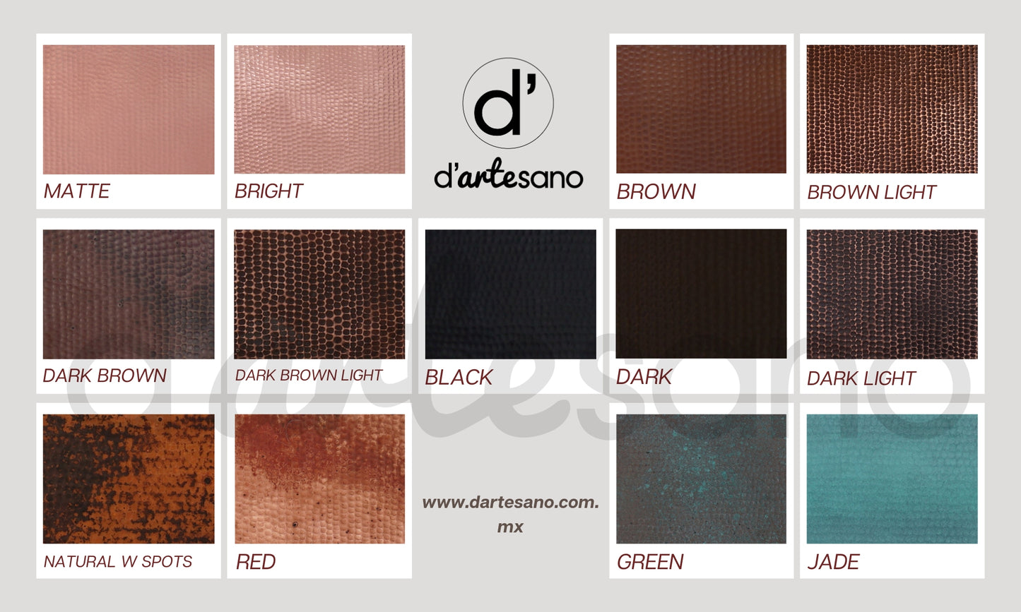 Mosaico en Cobre con Diseño Estrella