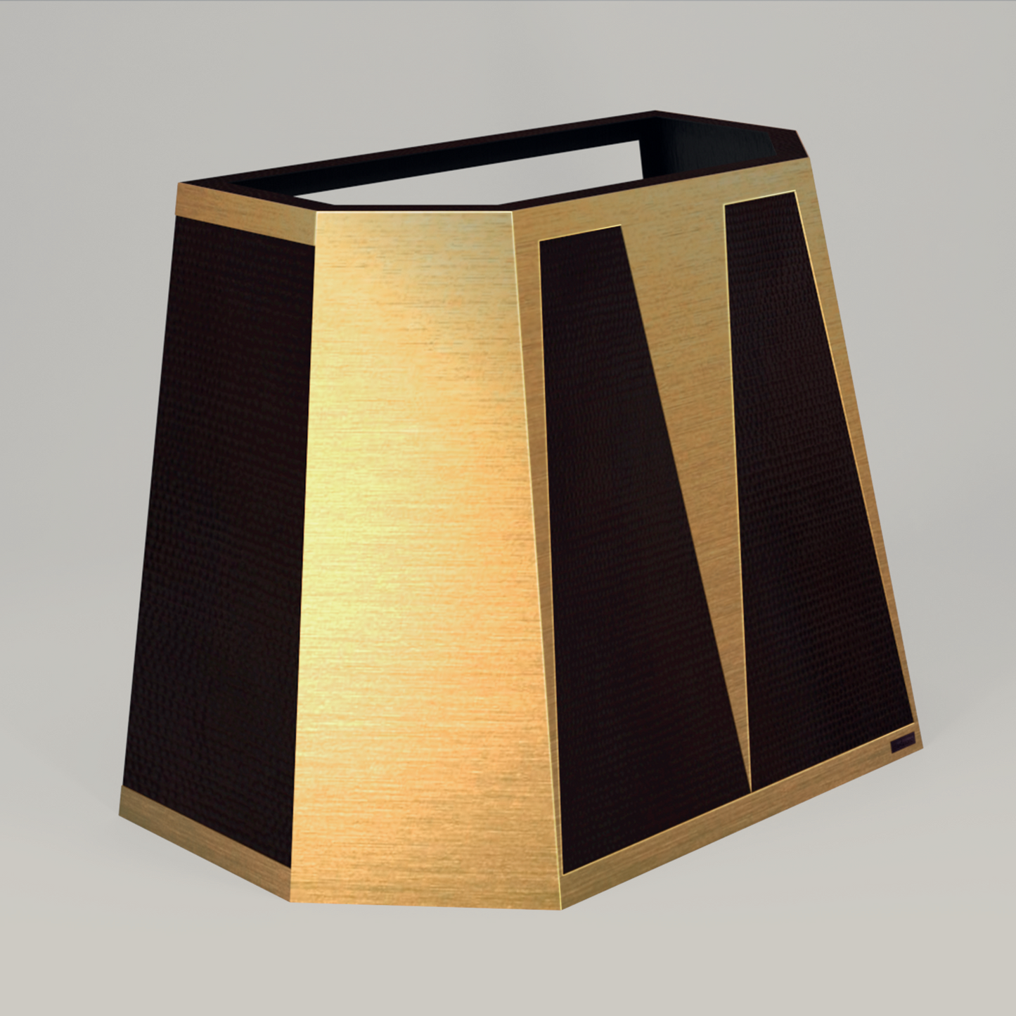 Premium Campana De Cocina Para Muro En Laton-Cobre Diseño Aztek