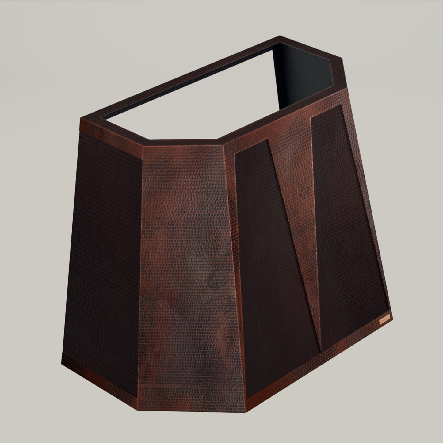 Premium Campana De Cocina Para Muro En Cobre Diseño Aztek