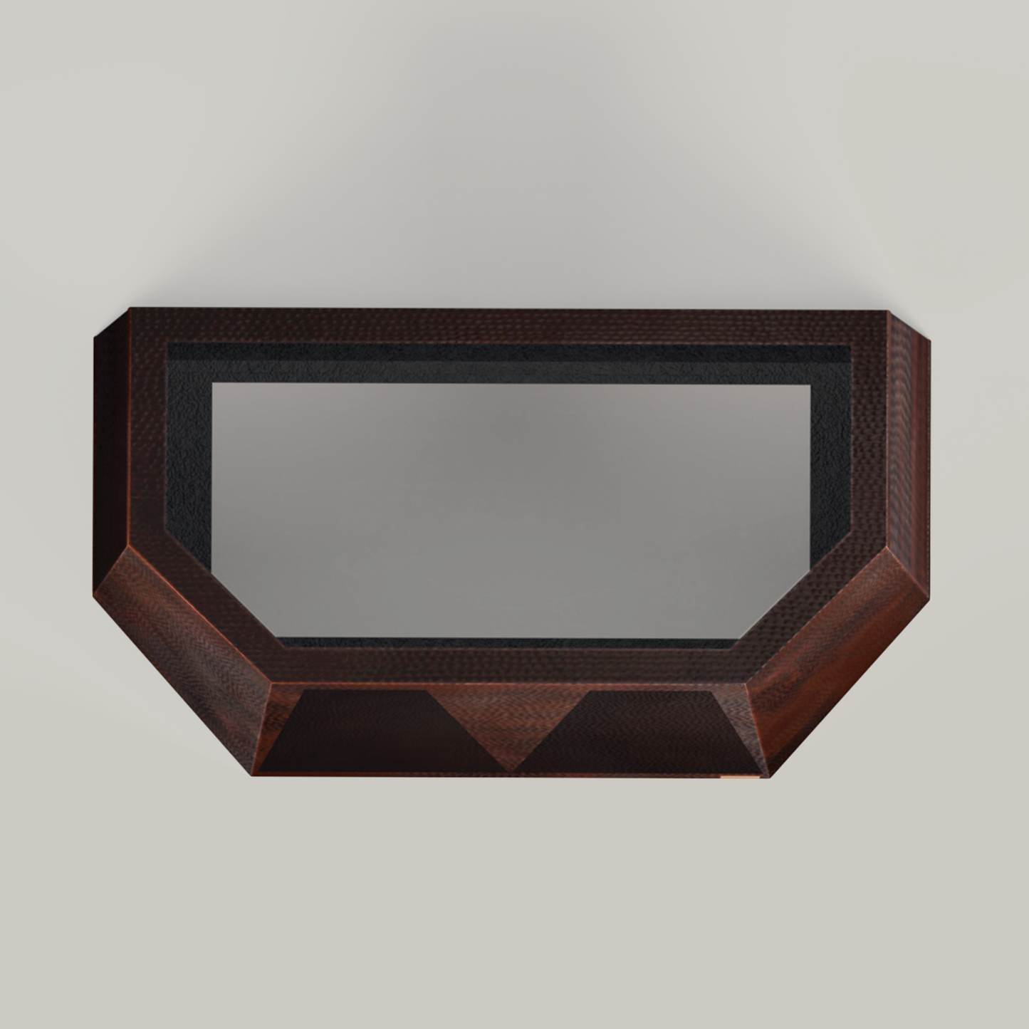 Premium Campana De Cocina Para Muro En Cobre Diseño Aztek