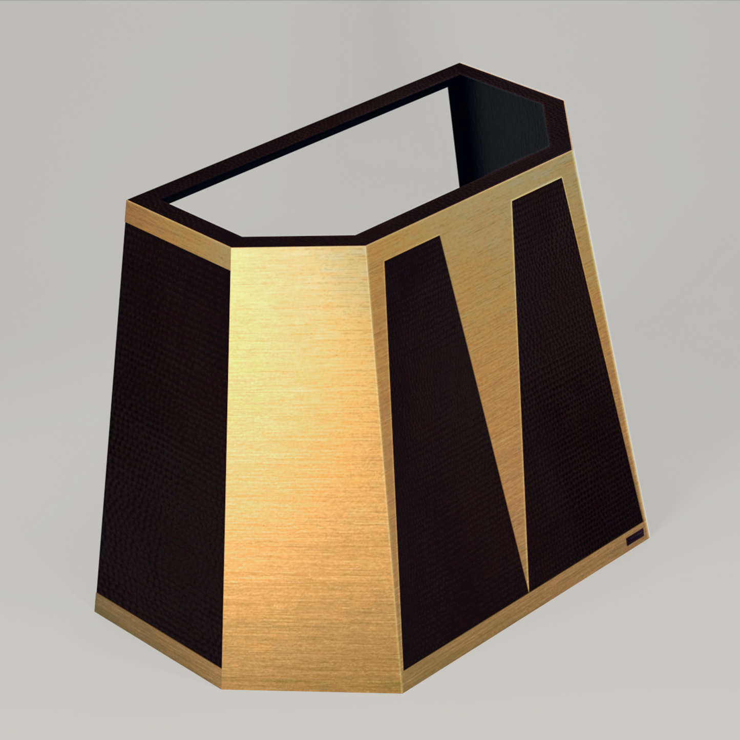 Premium Campana De Cocina Para Muro En Laton-Cobre Diseño Aztek