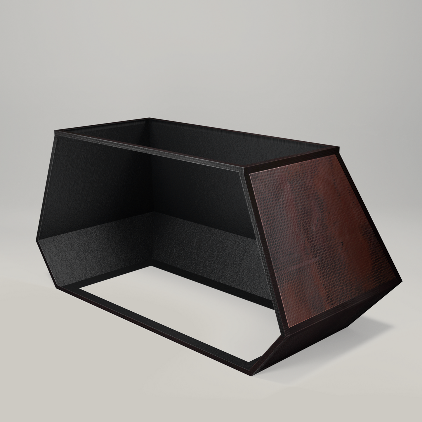 Premium Campana De Cocina Para Muro En Cobre Diseño Altiplano