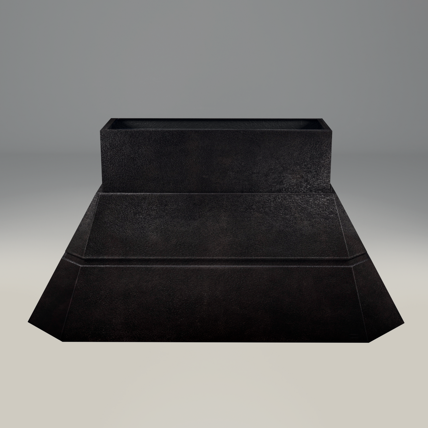 Premium Campana De Cocina Volcano Para Isla En Cobre Diseño Teotihuacan