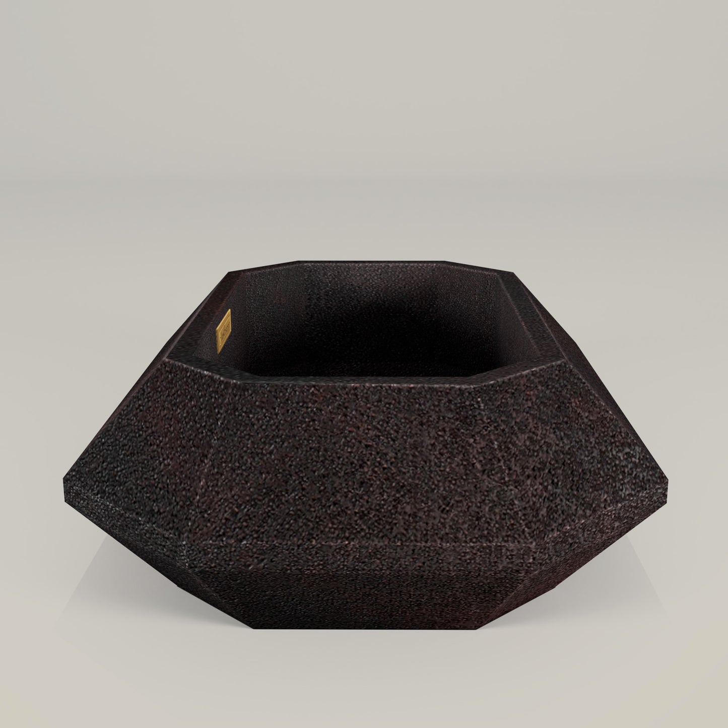 Premium Lavabo Volcano Vessel En Cobre Diseño Esmeralda