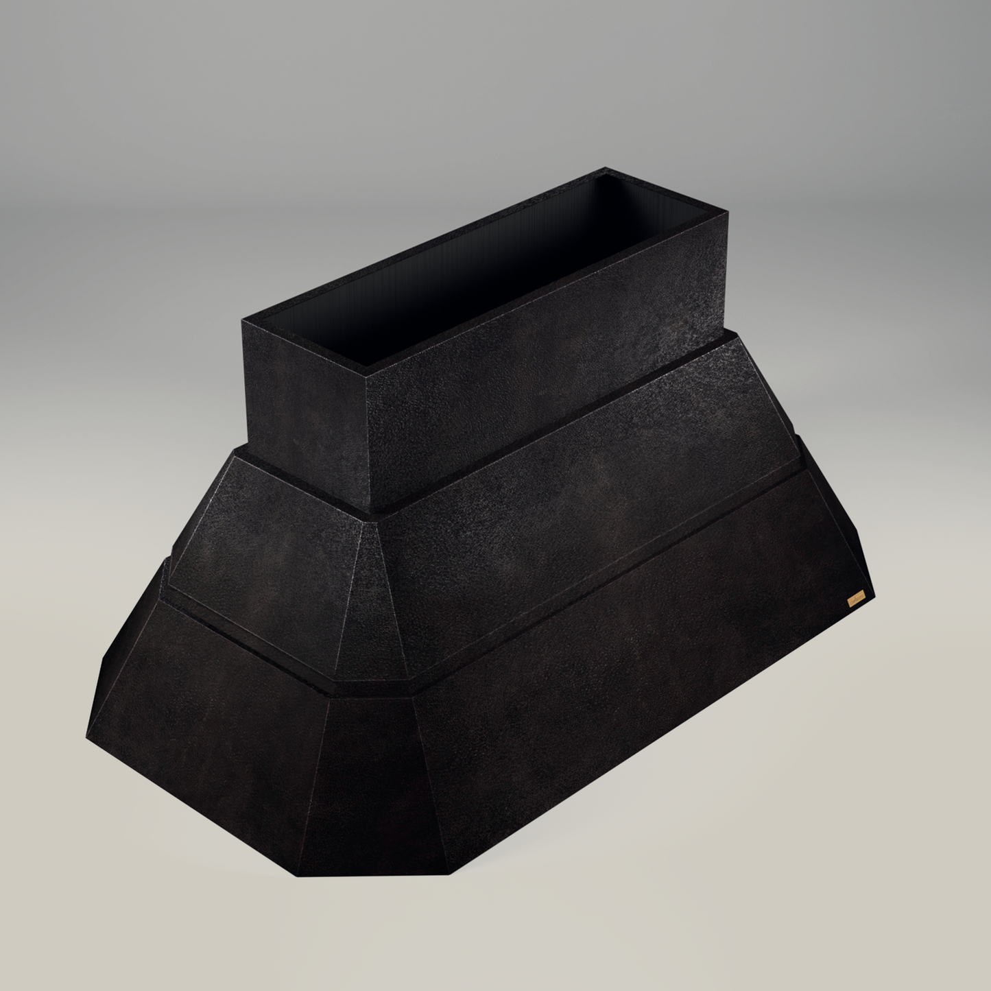 Premium Campana De Cocina Volcano Para Isla En Cobre Diseño Teotihuacan