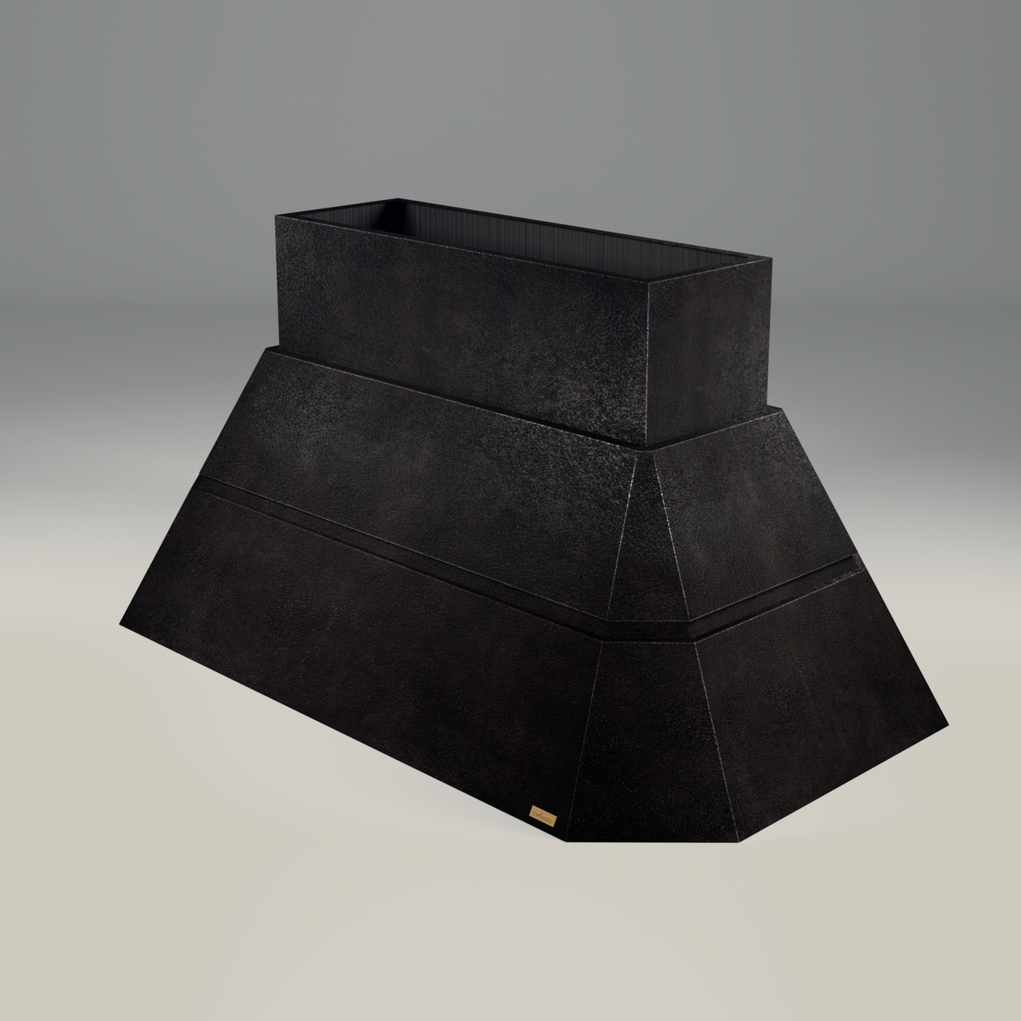 Premium Campana De Cocina Volcano Para Isla En Cobre Diseño Teotihuacan