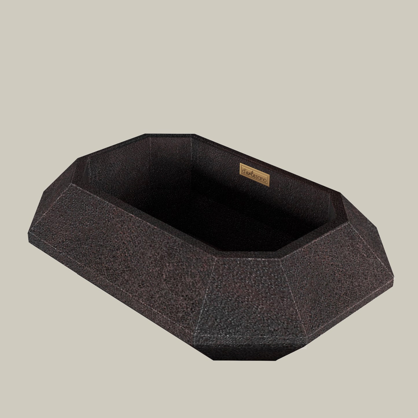 Premium Lavabo Volcano Vessel En Cobre Diseño Esmeralda