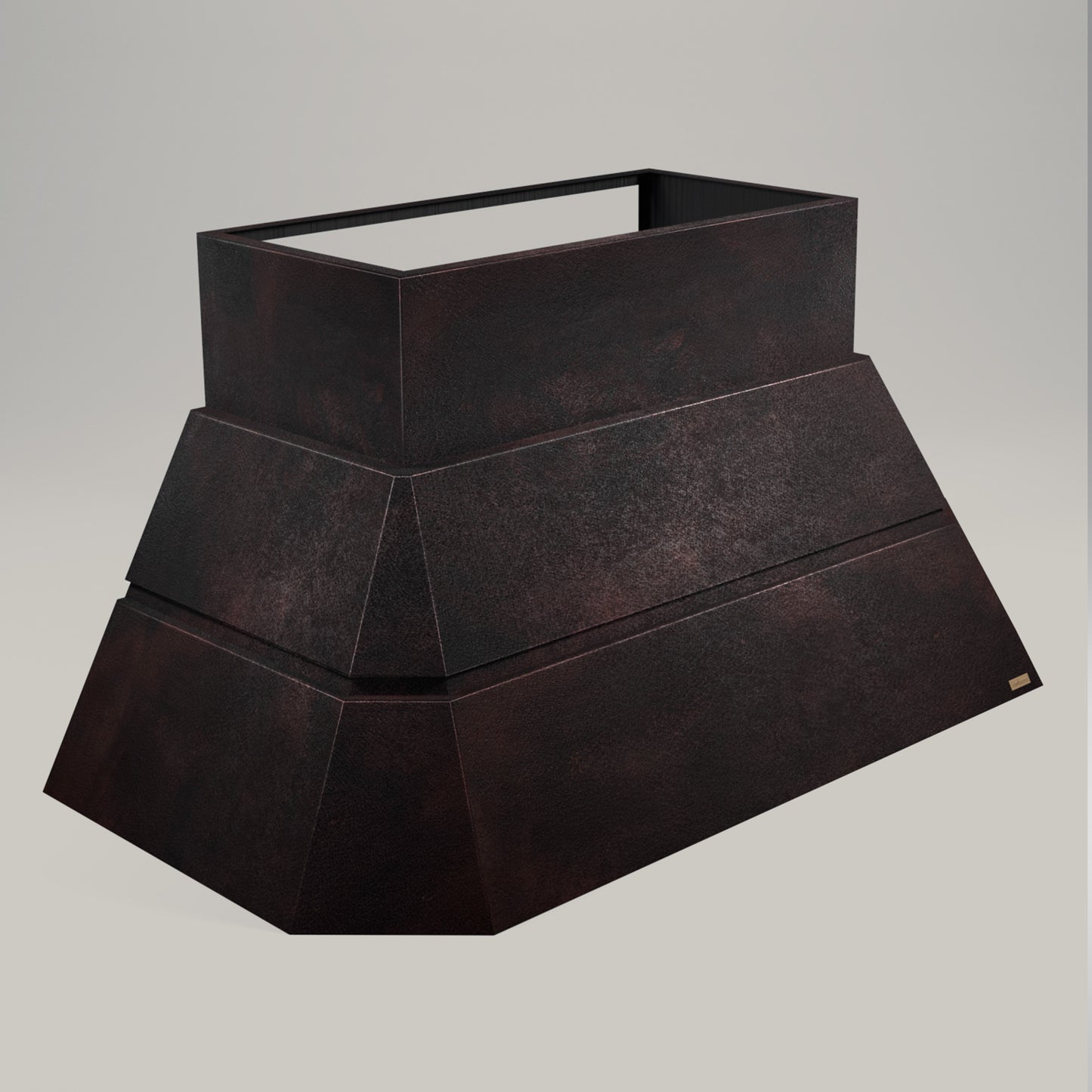 Premium Campana De Cocina Volcano Para Muro En Cobre Diseño Teotihuacan