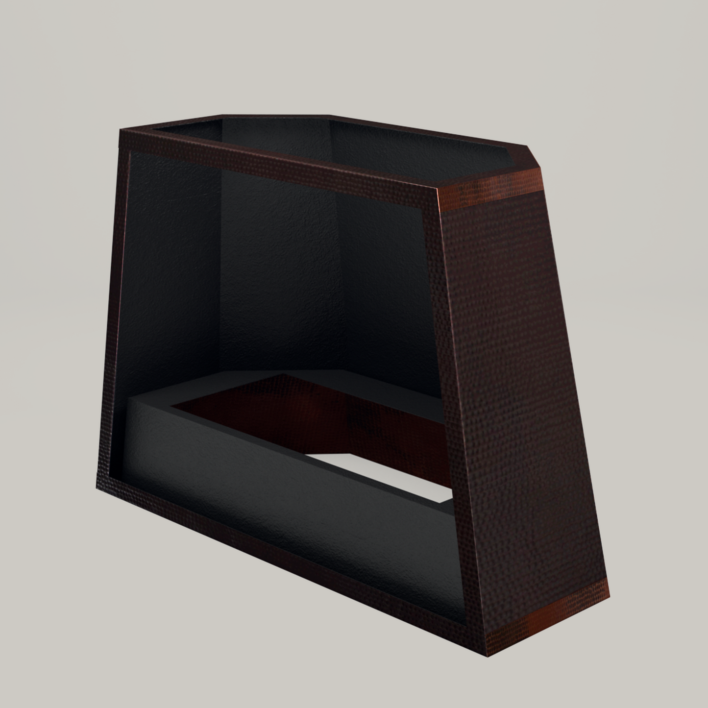 Premium Campana De Cocina Para Muro En Cobre Diseño Aztek