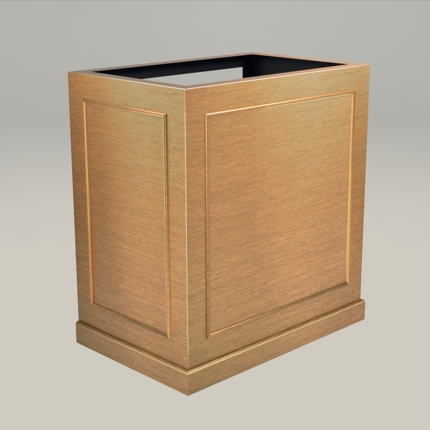 Premium campana de cocina muro en latón diseño Mitla
