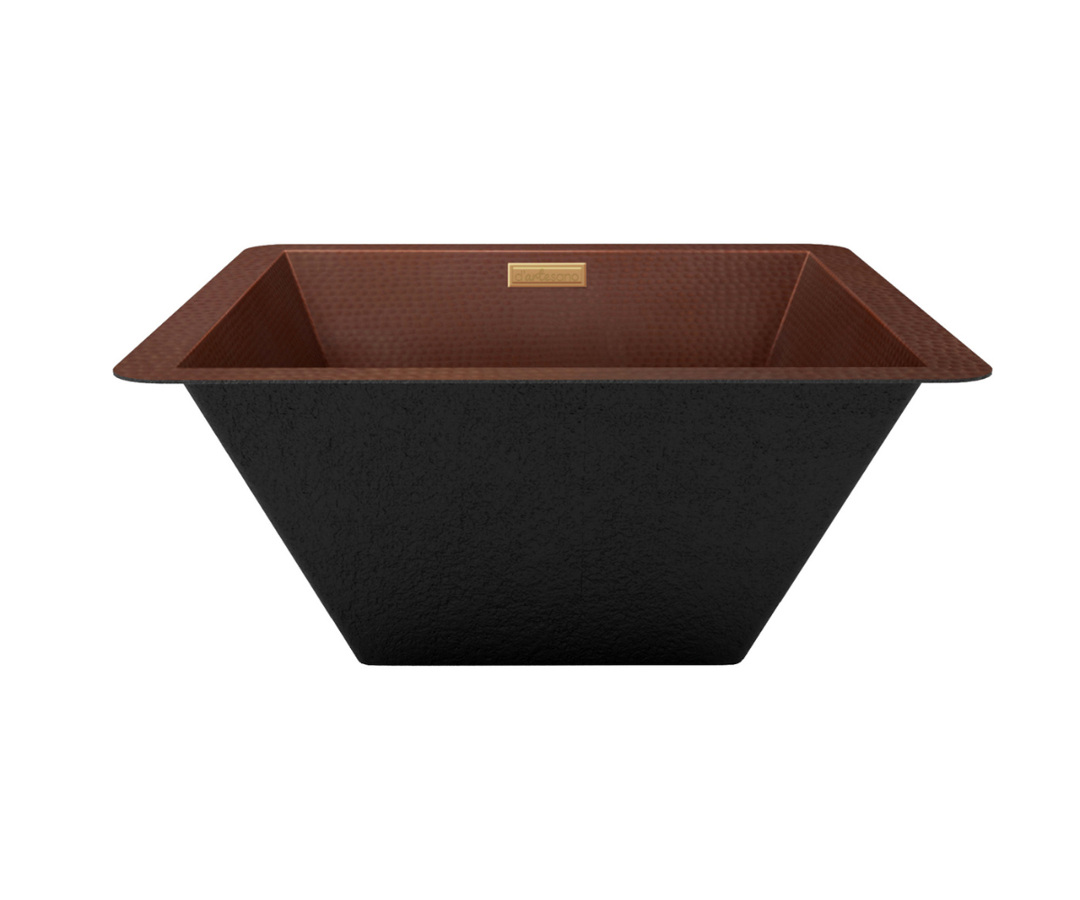 Premium Lavabo Especial Rectangular en Cobre