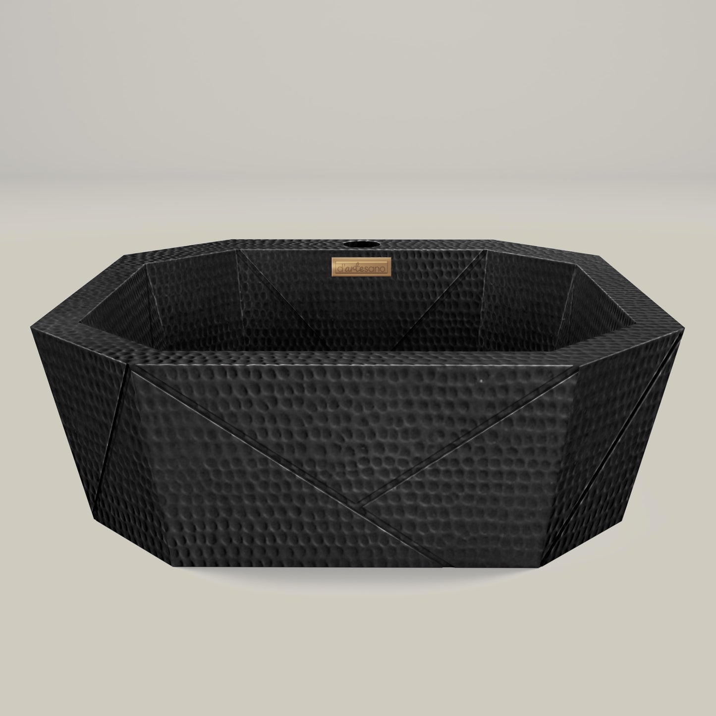 Premium Lavabo Vessel En Cobre Diseño Origami
