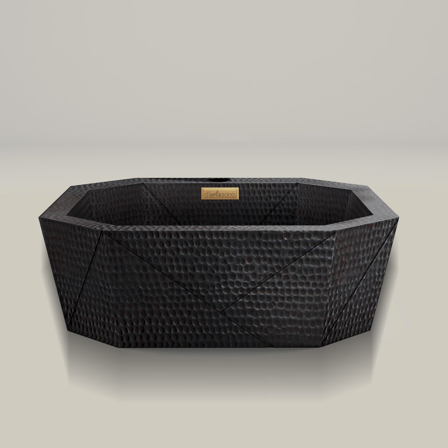 Premium Lavabo Vessel En Cobre Diseño Origami