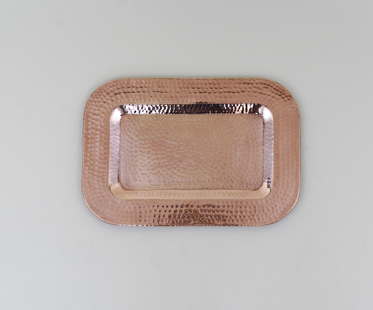 Charola Rectangular En Cobre