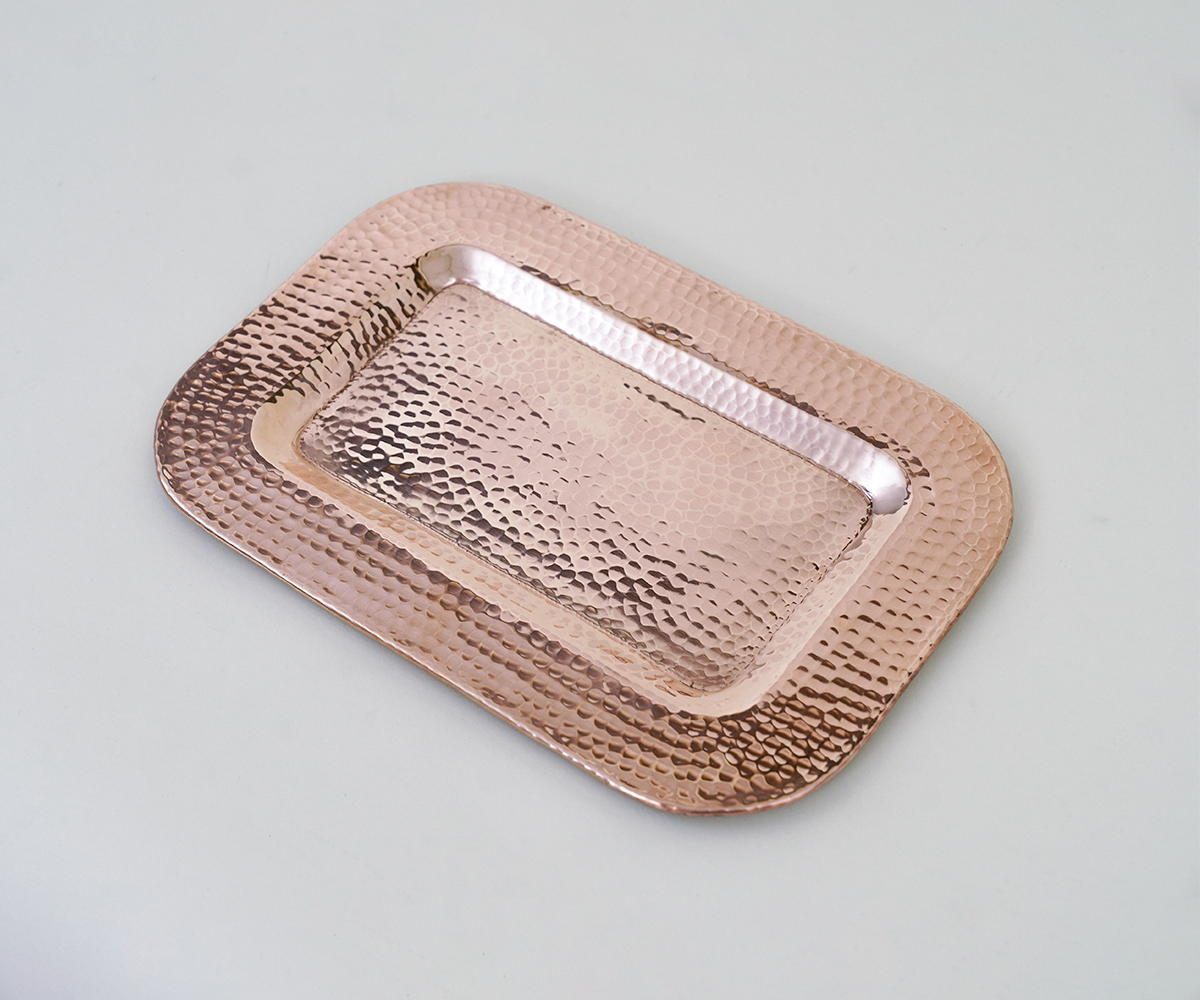 Charola Rectangular En Cobre
