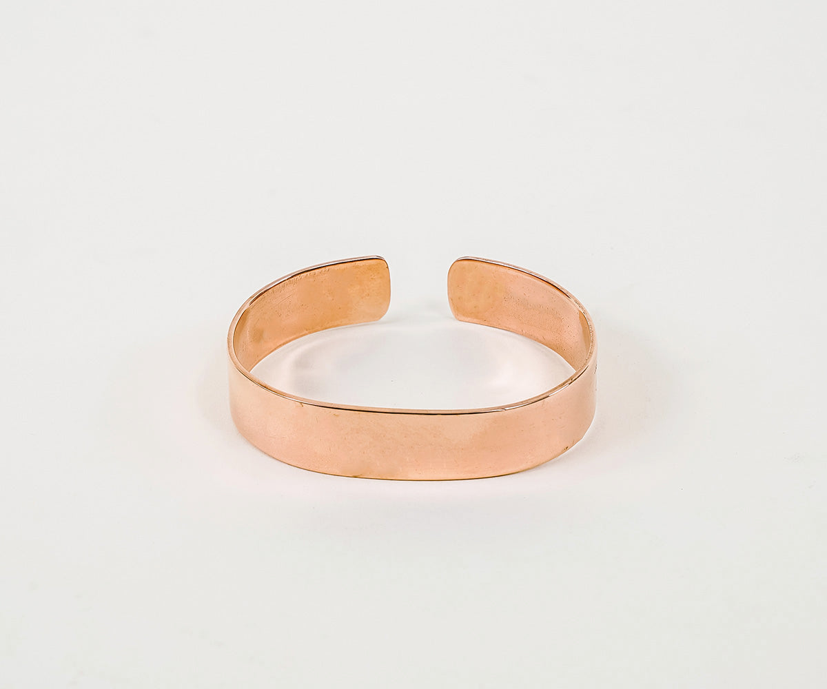 Brazalete para Caballero en Cobre Liso