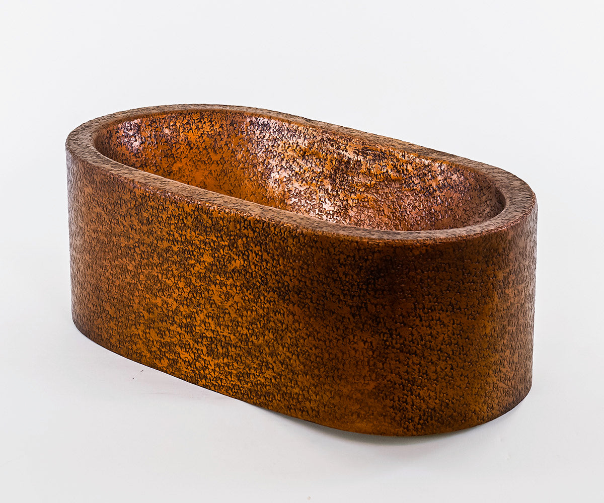 Premium Lavabo Volcano Vessel en Cobre Diseño Cápsula