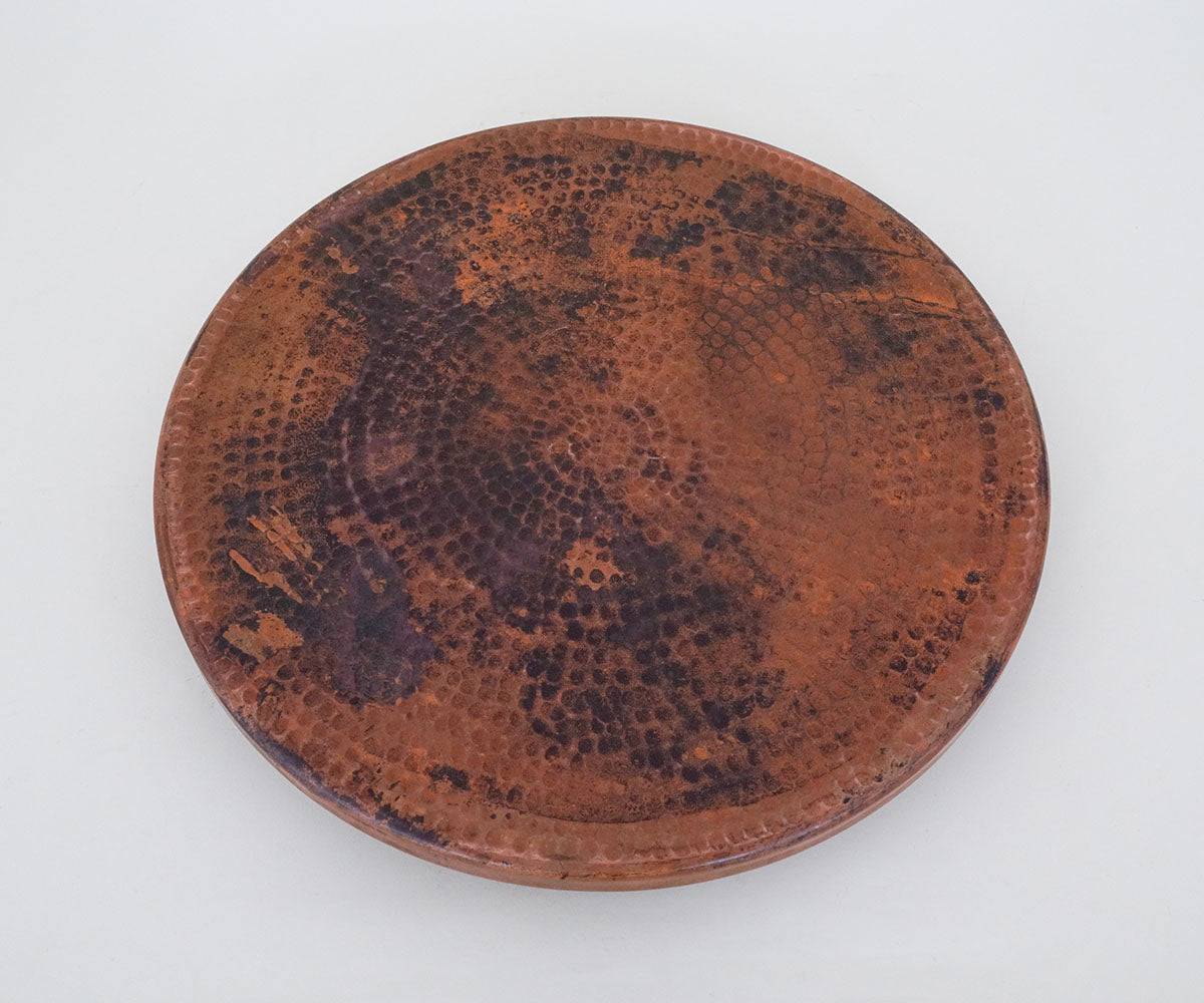 Charola Lazy Susan en Cobre