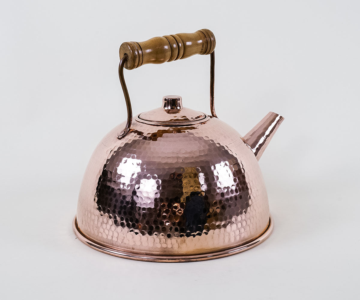 Tetera Esférica en Cobre