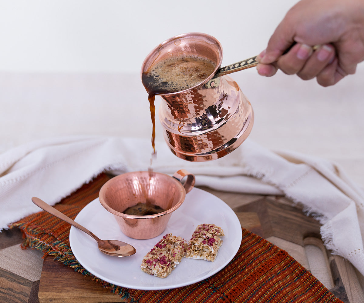Cafetera turca en Cobre