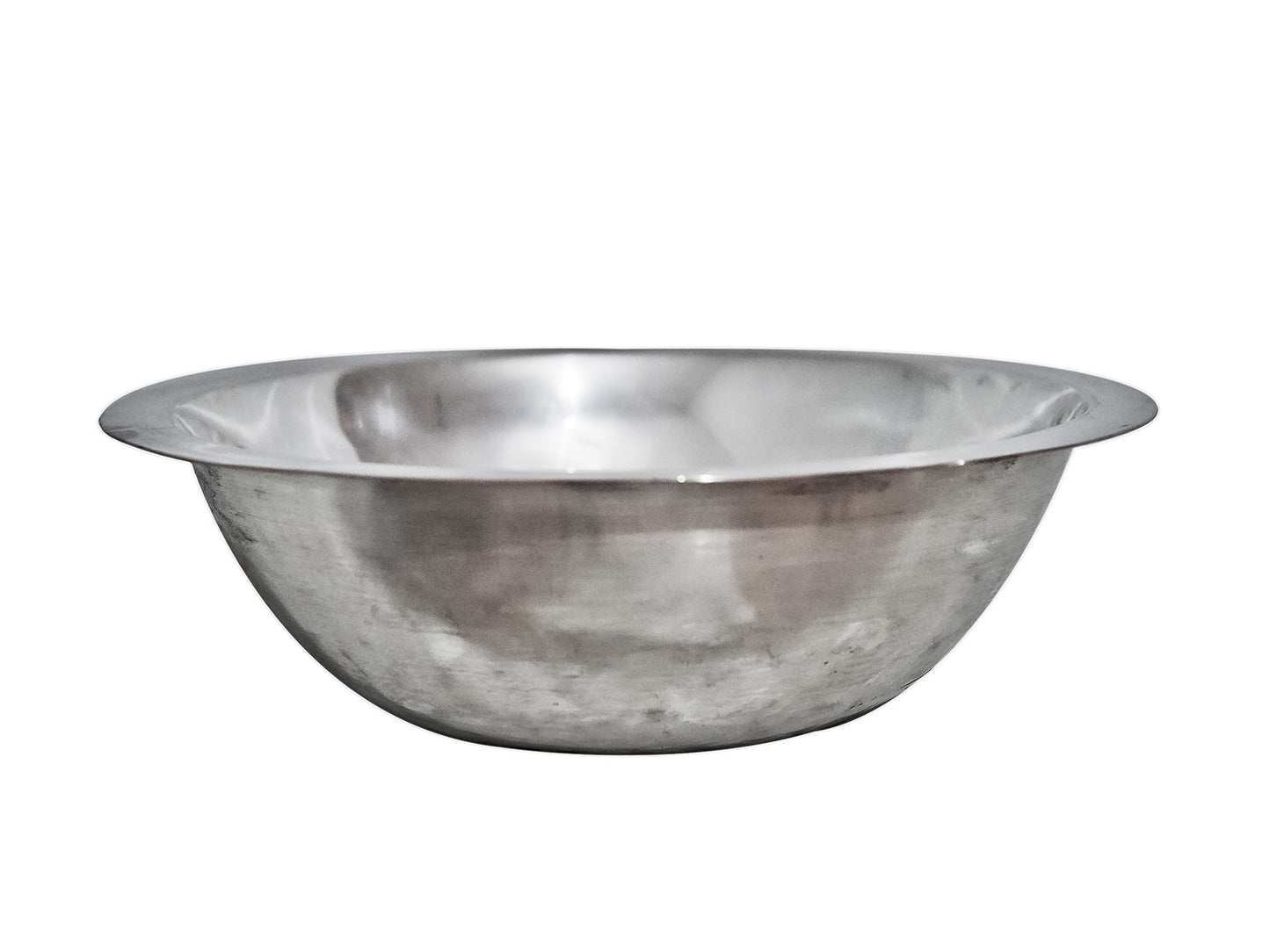 Premium Lavabo Redondo en Alpaca Liso Alto Brillo