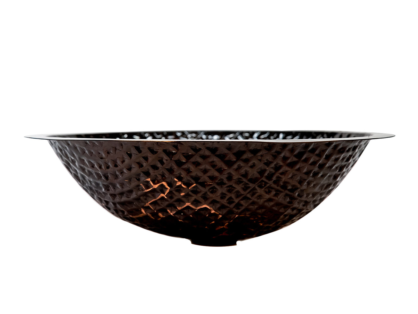 Premium Lavabo Ovalado en Cobre Diseño Cuadros