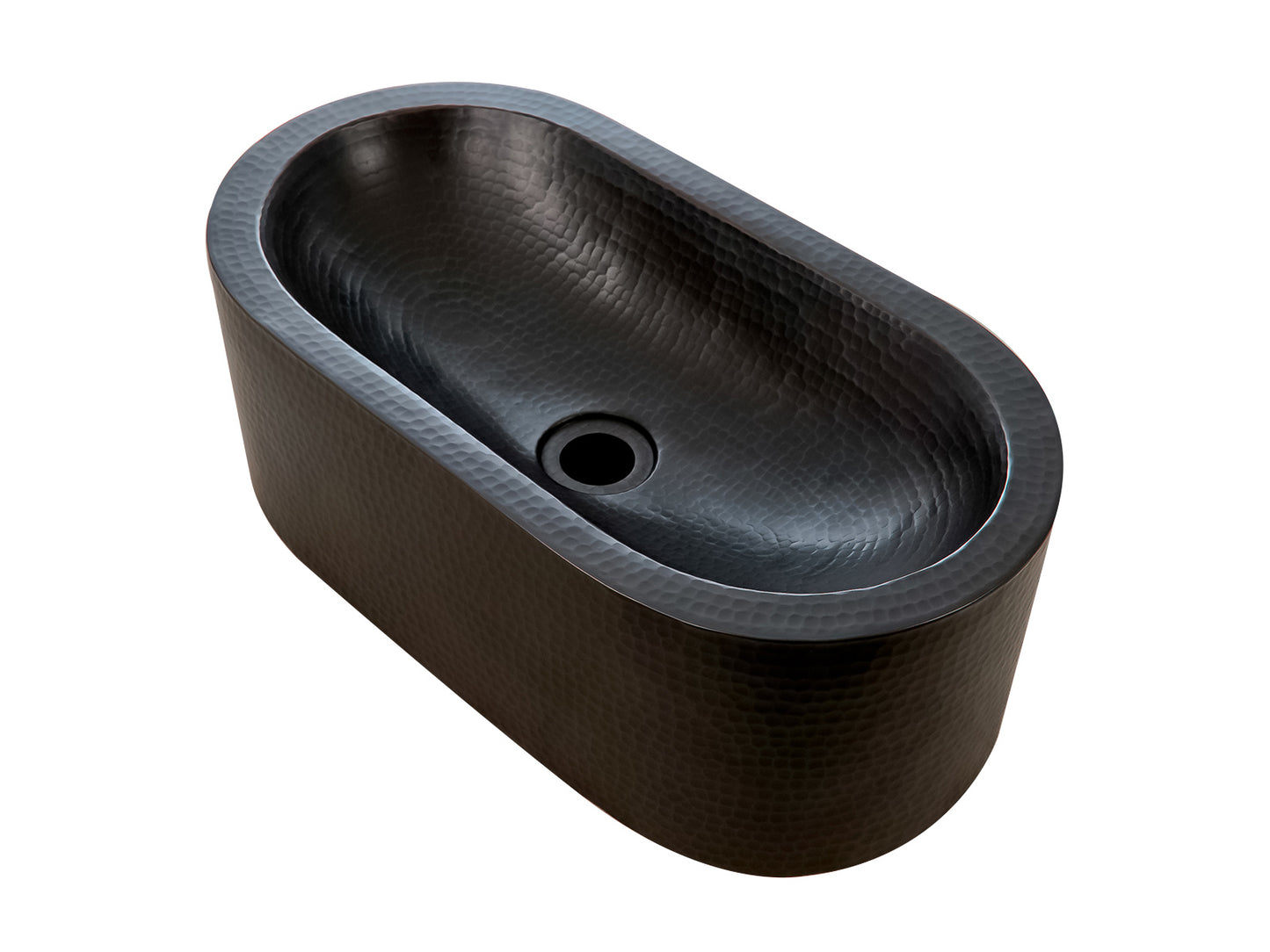 Premium Lavabo Vessel en Cobre Diseño Cápsula