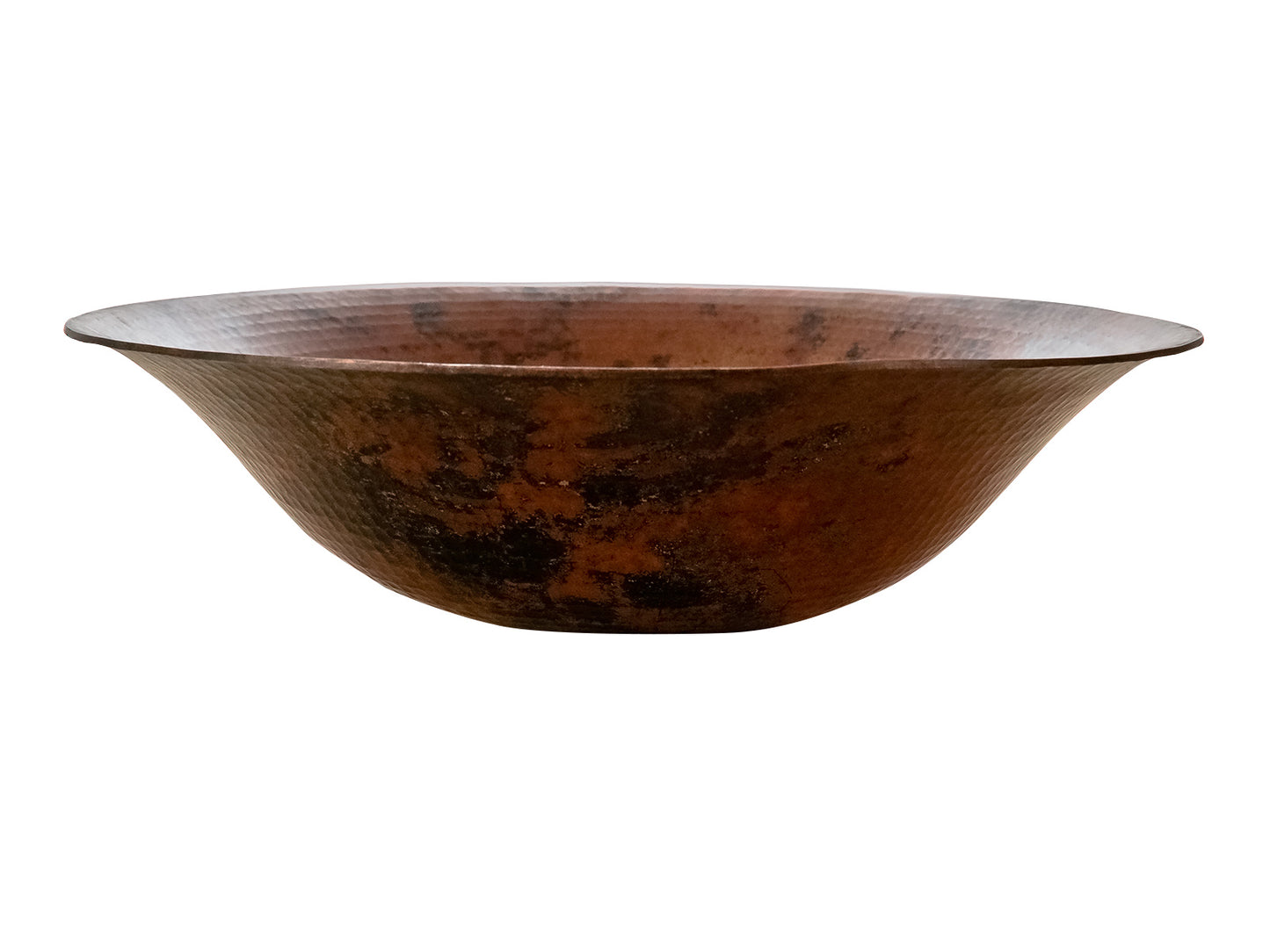 Premium Lavabo Especial Redondo en Cobre Diseño Canoa