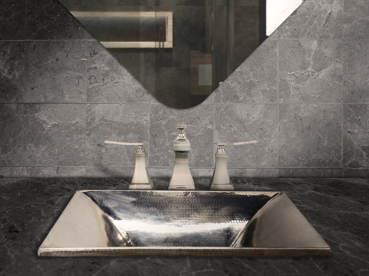 Premium Lavabo Especial en Alpaca Diseño Cascada
