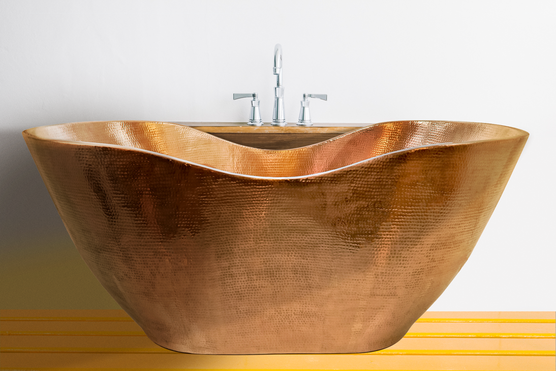 Premium Tina de Baño en Cobre Diseño Mérida