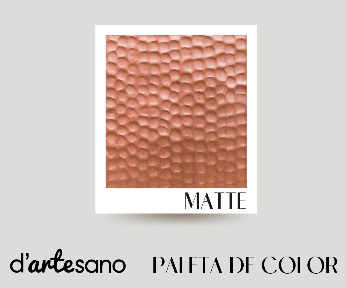 Premium Jarrón Valencia en Cobre Plateado