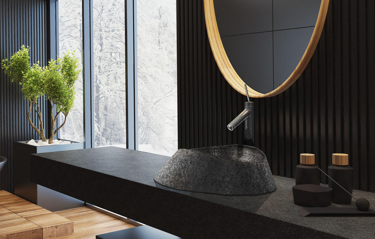 Premium Lavabo Volcano Vessel en Cobre Diseño Paricutín