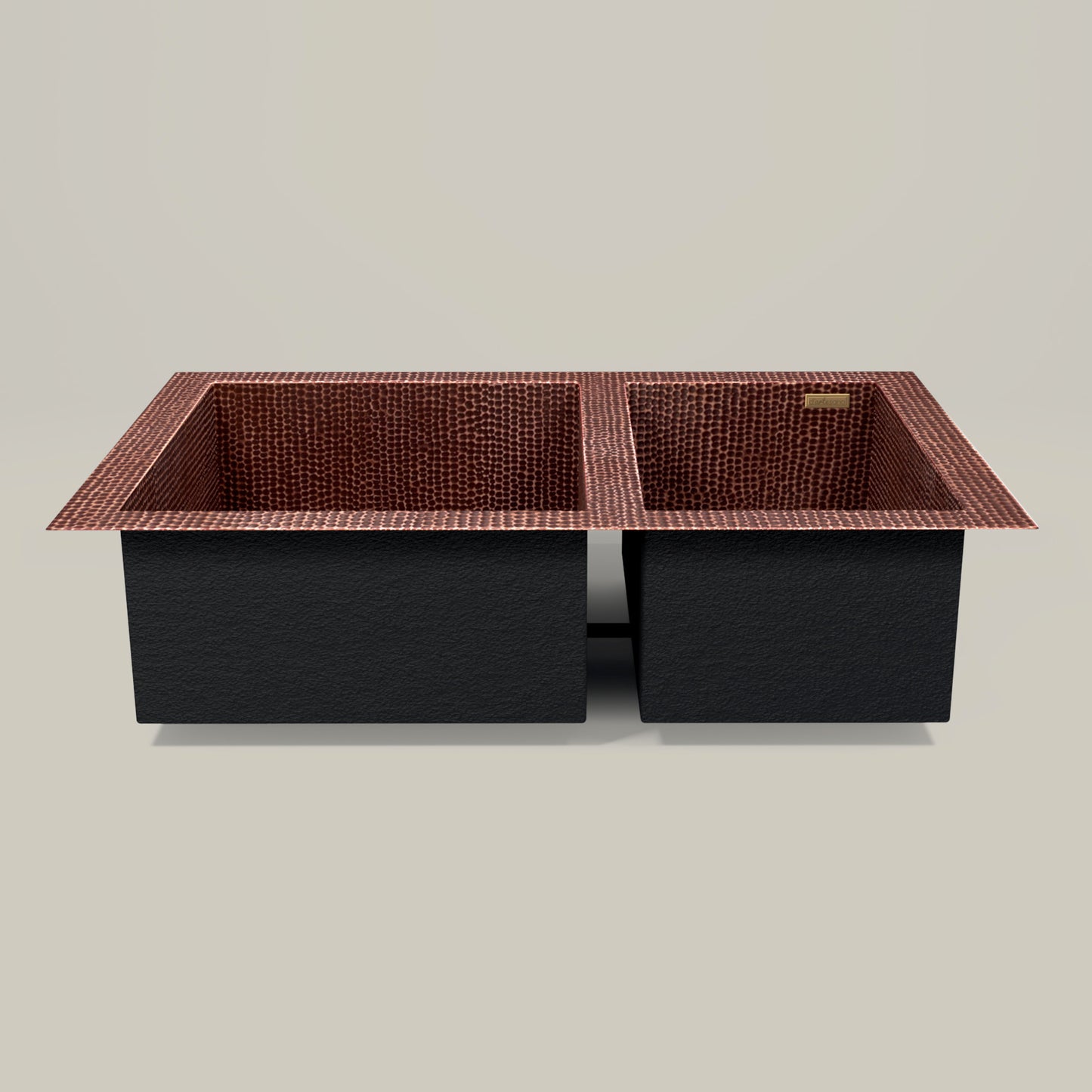 Premium Tarja de Cocina 60/40 en Cobre