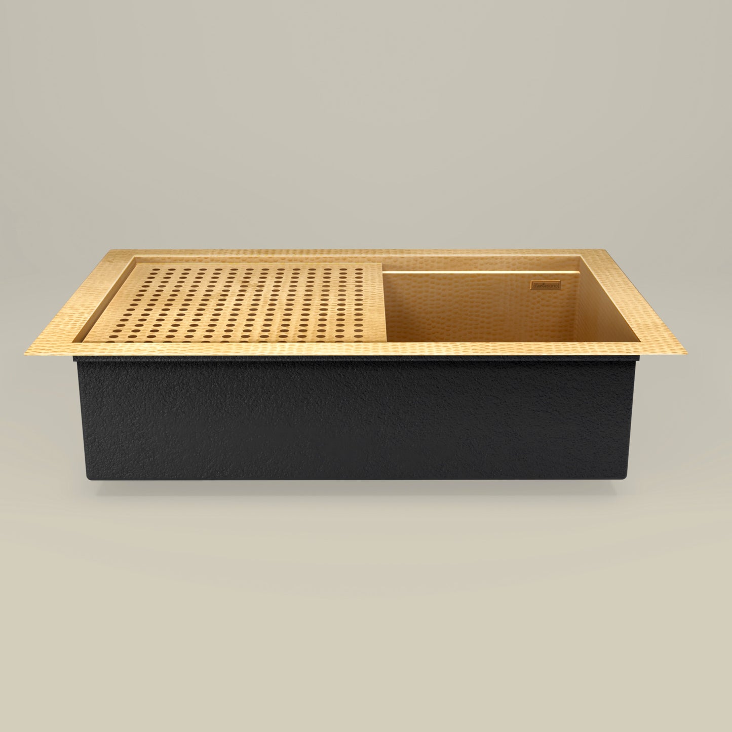 Premium Tarja de Cocina en Latón para Accesorios