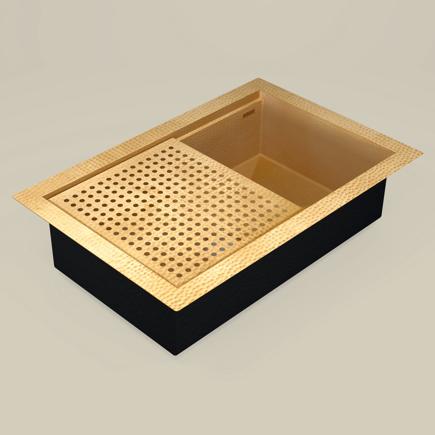 Premium Tarja de Cocina en Latón para Accesorios